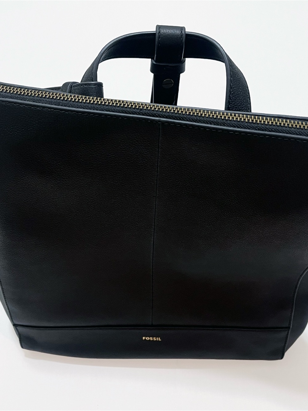 Fossil Black Leather women’s convertible bag